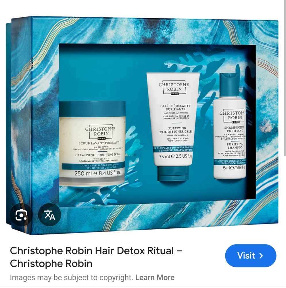 Christophe Robin Scalp Scrub, Shampoo & Conditioner